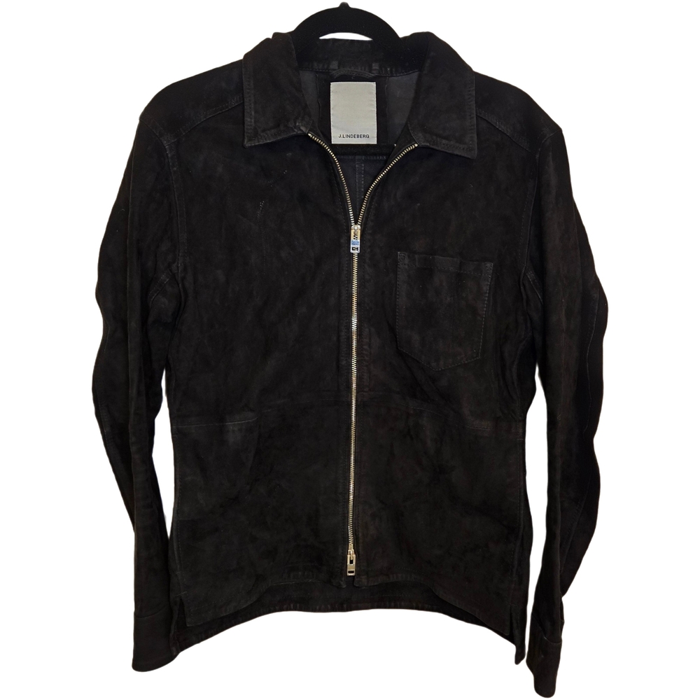 J. Lindeberg Black Zip-Up Jacket